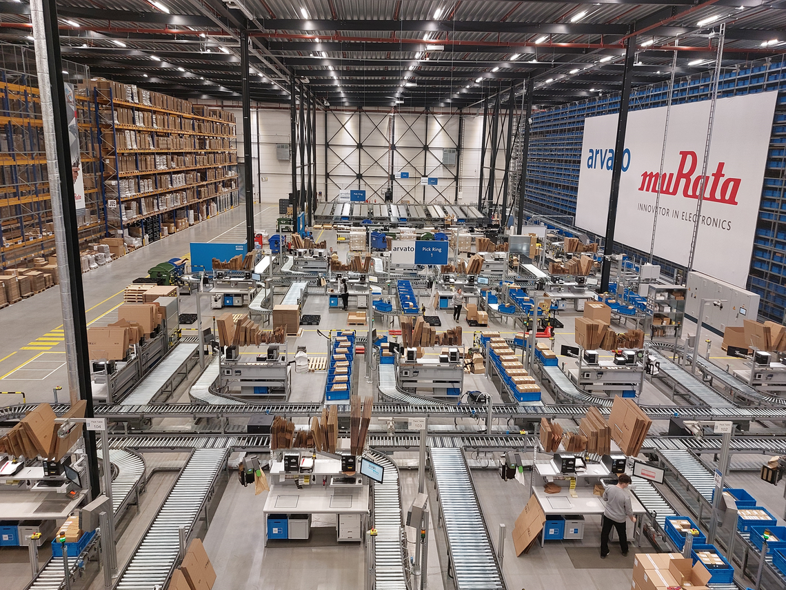New central distribution hub for Murata Electronics Arvato